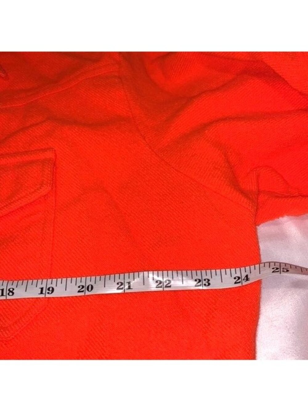Vintage Hi-Gear Orange Button-Up Shirt XL Long Sleeve 100% Acrylic - Picture 10 of 10